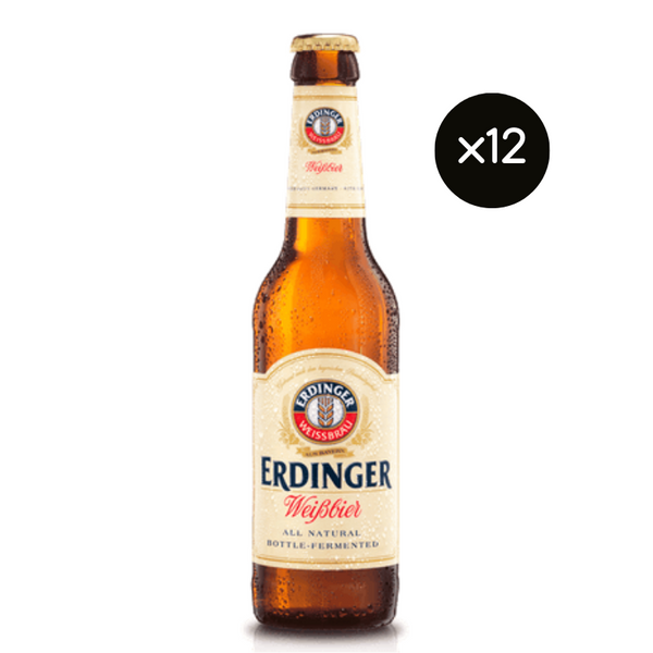 Cerveza Erdinger Weissbier 5.3° 330cc x12