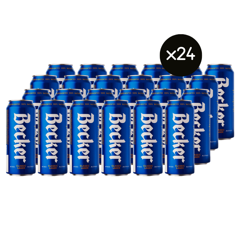 x24 Cerveza Becker 473cc