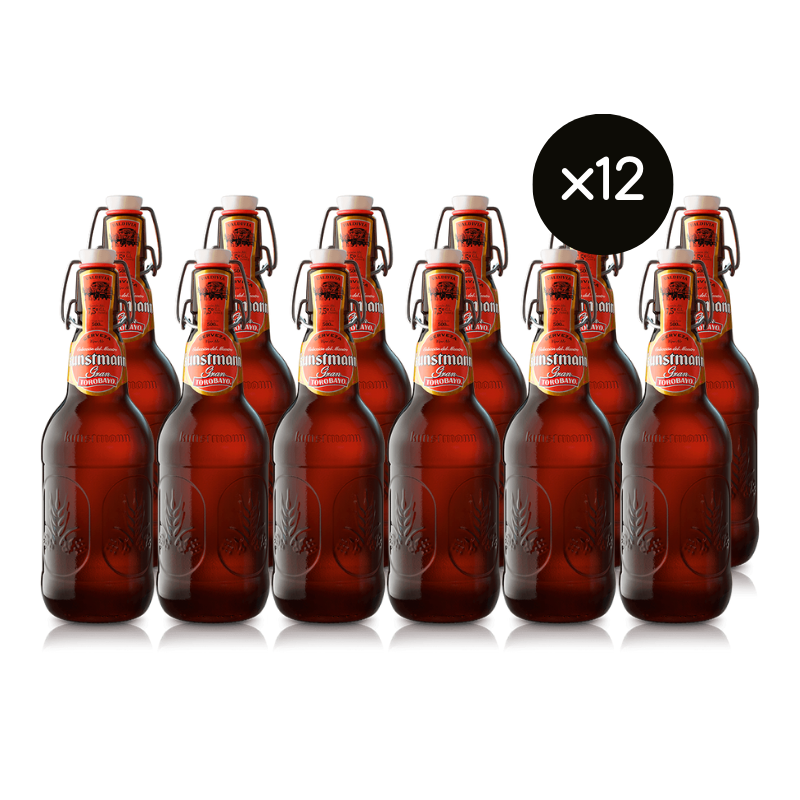 12x Cerveza Kunstmann Gran Torobayo 500cc - Bebida Premium | Opera Liquor Store