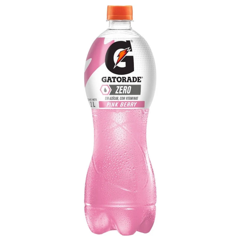 Bebida Isotónica Gatorade Zero Pink Berry 1L