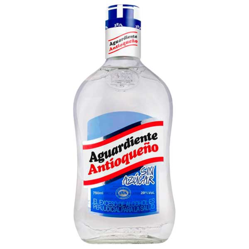 Licor Aguardiente Antioqueño Sin Azúcar 29° 750cc