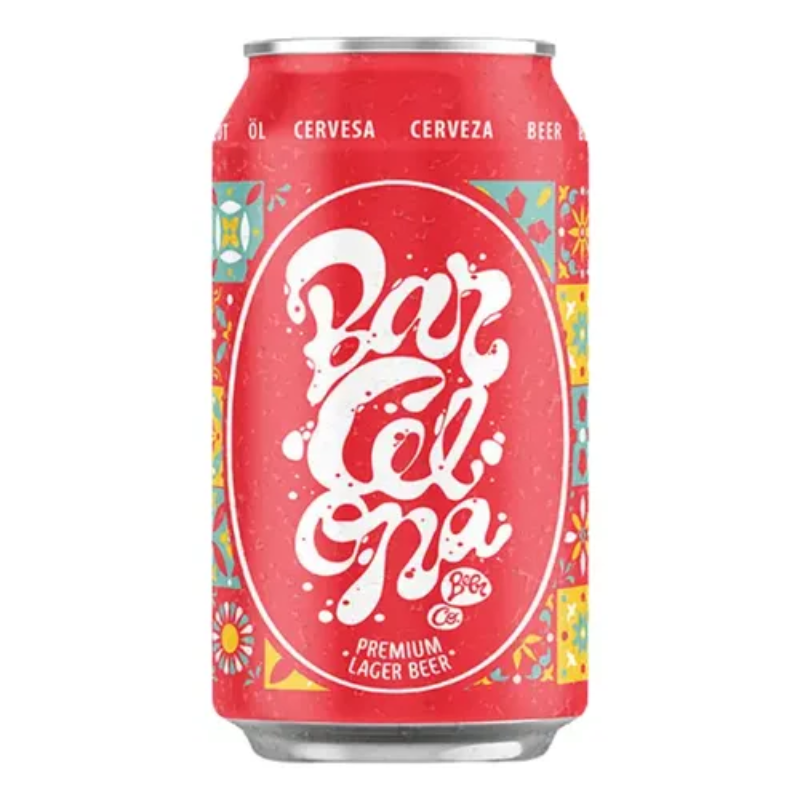 Cerveza Barcelona Beer Lager Lata 330cc