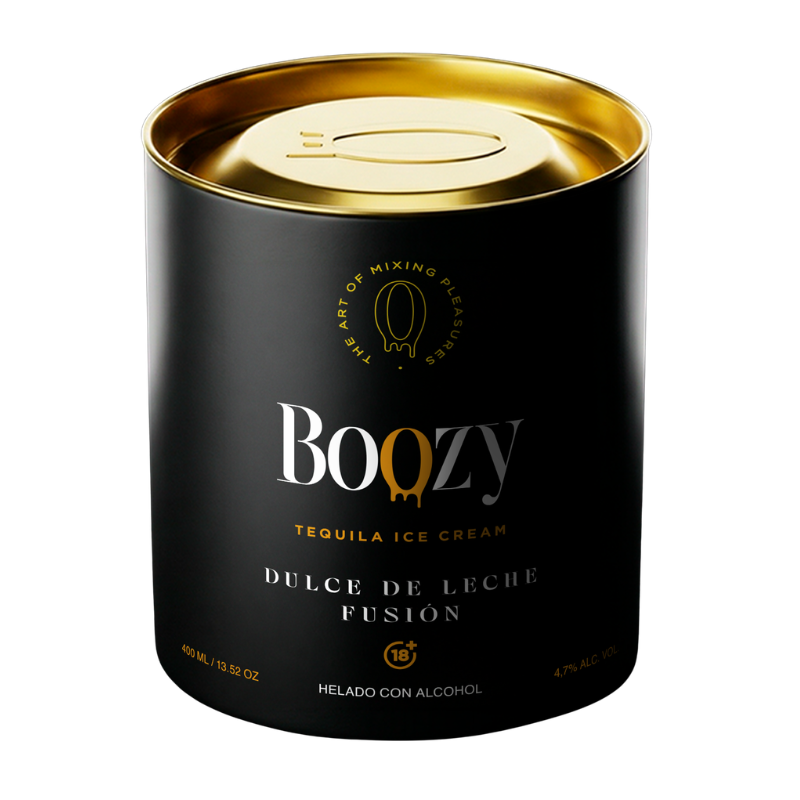 Helado Boozy Tequila Dulce de Leche Fusion 4.7° 400ml