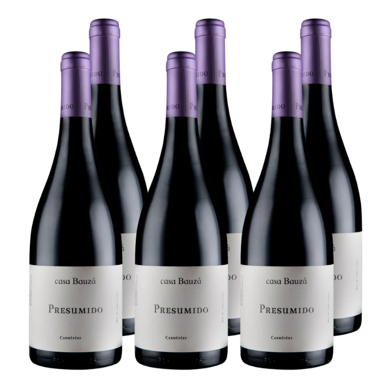 Vino Presumido Carmenere Casa Bauza 750ml x6