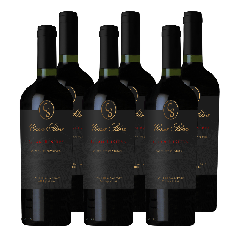 Vino Casa Silva Gran Reserva Cabernet Sauvignon 750cc x6