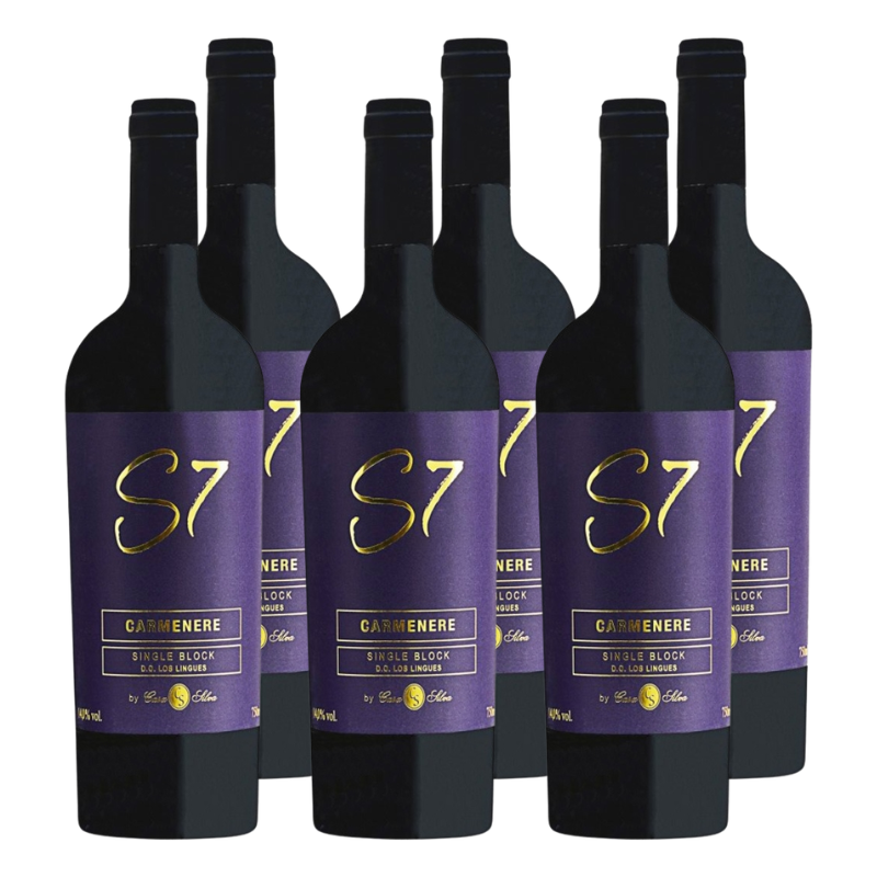 Vino Casa Silva S7 Carmenere 750cc x6