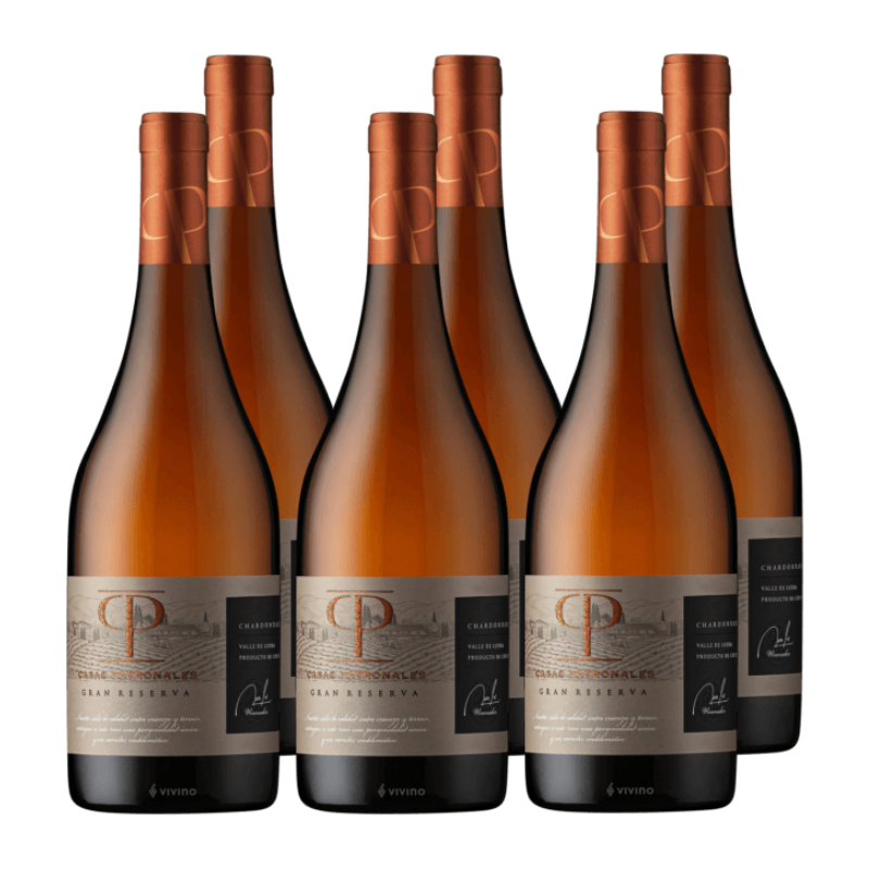 Vino Casas Patronales Gran Reserva Chardonnay 750cc x6 ($6.590 c/u)