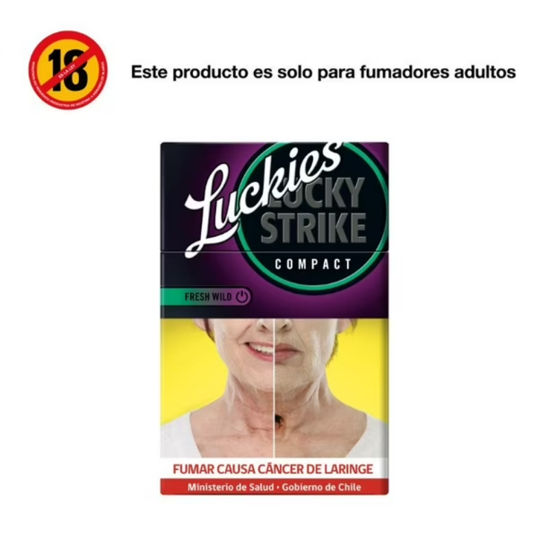 Cigarrillos Lucky Strike Compact Fresh Wild 20s