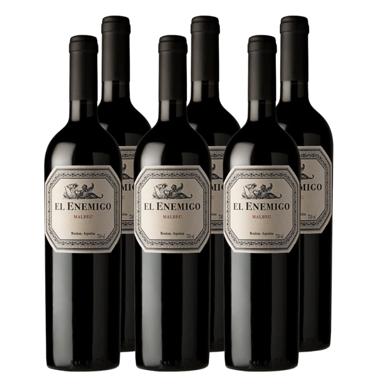 Vino El Enemigo Malbec 750ml x6 ($24.990 c/u)