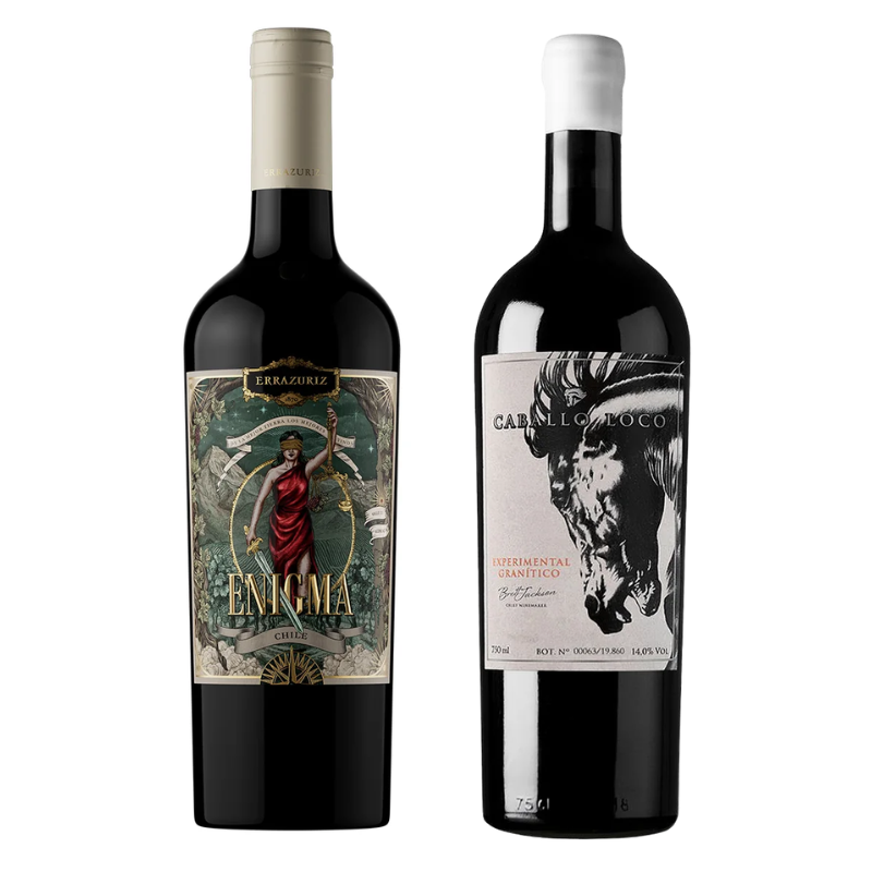 Pack Experimental: Errazuriz Enigma + Caballo Loco Granitico 750cc