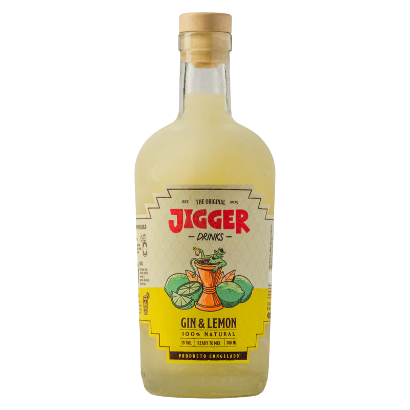 Gin Jigger Drinks Limón 15° 1 L - Congelado