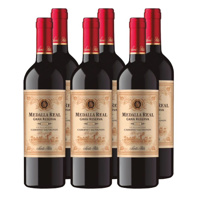 Vino Medalla Real Gran Reserva Cabernet Sauvignon 750cc x6