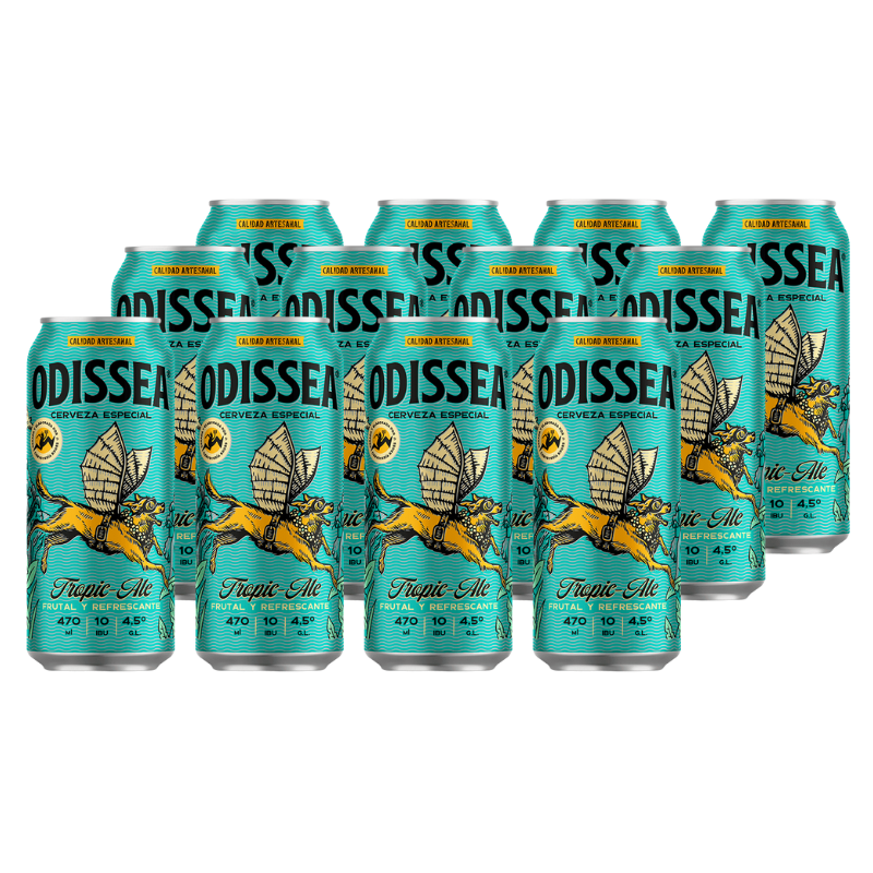 12x Cerveza Kross Odissea Tropic Ale 470cc - Bebida Premium | Opera Liquor Store