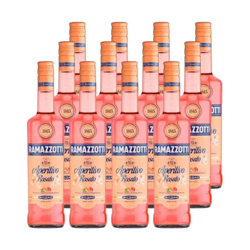 x12 Licor Aperitivo Ramazzotti Rosato 700cc ($9.290 c/u)