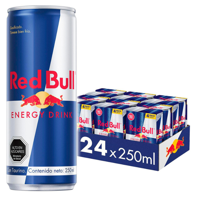 Bebida Energética Red Bull Energy Drink 250ml x24