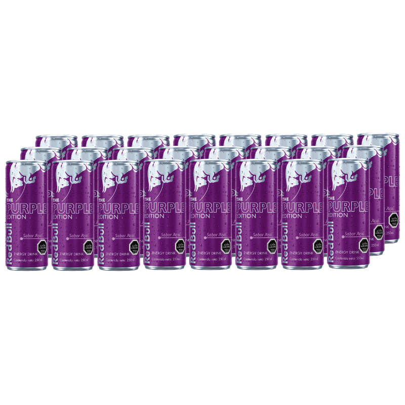 Bebida Energética Red Bull The Purple Edition Acai 250ml x24