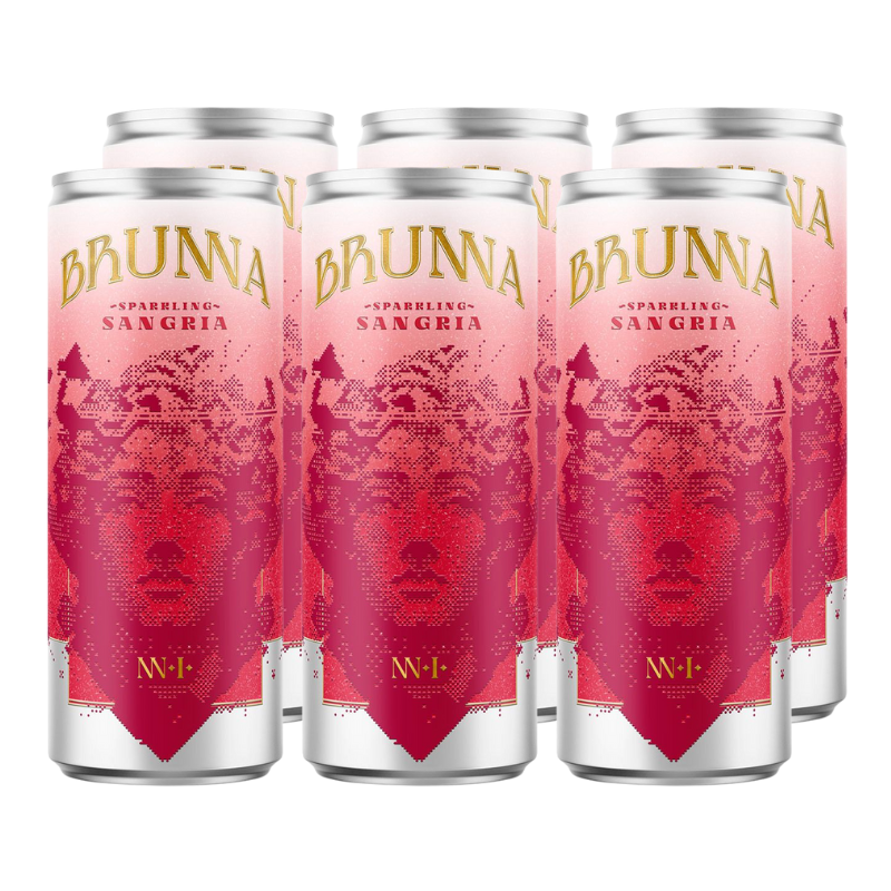 Sangria Brunna Sparking 8° Lata 310cc x6 ($1.990 c/u)