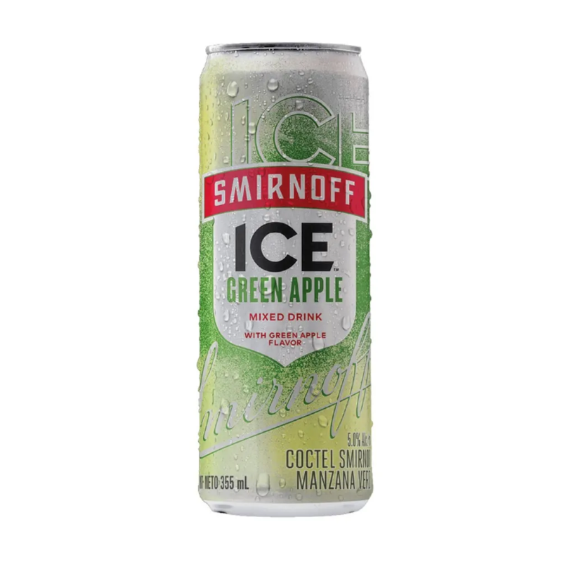 Cóctel de Vodka Smirnoff Ice Manzana Verde 5° Lata 355cc