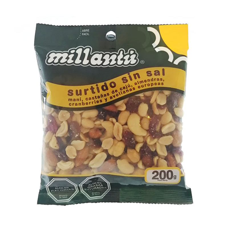 Surtido sin Sal Millantú 200gr