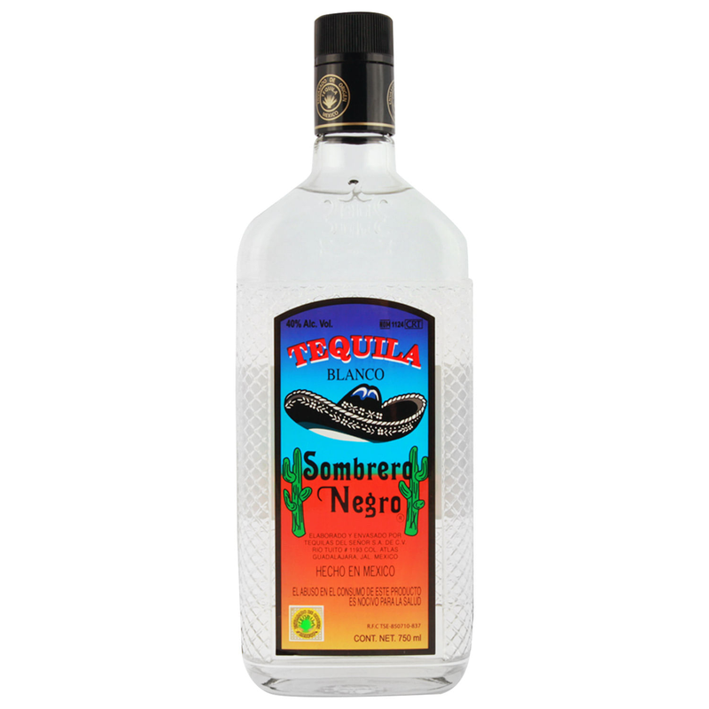 Tequila Sombrero Negro Blanco 38° 750cc