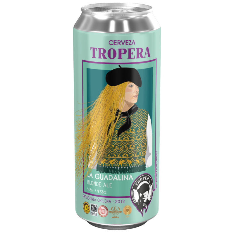 Cerveza Tropera La Guadalina Blonde Ale 4.8° 473ml