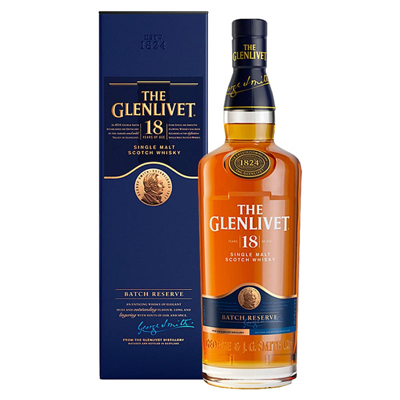 Whisky The Glenlivet Single Malt 18 años 700cc