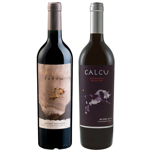 Pack 2 Vinos Calcu Fotem Cabernet Sauvignon + Calcu Winemakers Blend