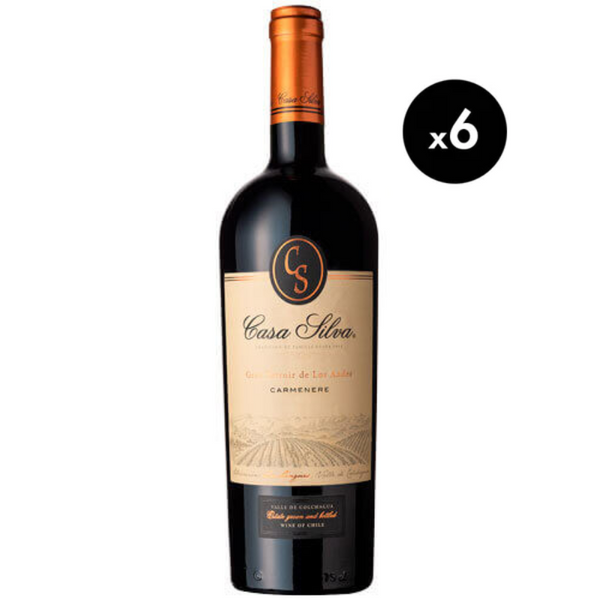 Vino Casa Silva Gran Terroir de los Andes Carmenere 750cc x6 ($7.990 c/u)