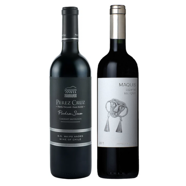 Pack 2 Vinos Cabernet Sauvignon Perez Cruz Piedra Seca + Maquis Gran Reserva