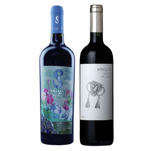 Pack 2 Vinos Cabernet Sauvignon Shwaderer Wines + Maquis Gran Reserva 750cc