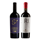 Pack 2 Vinos Casa Silva S7 Carmenere + Bodegas RE Cabergnan 750cc