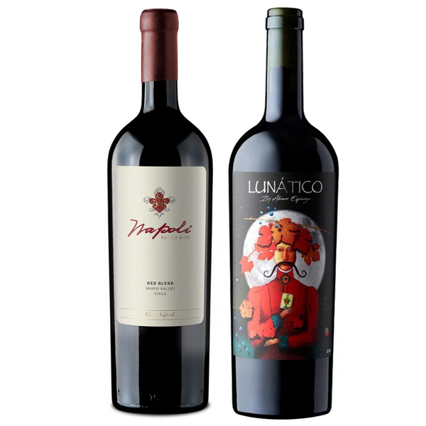 Pack 2 Vinos Pequeñas Producciones Napoli Family Wines Red Blend + Antiyal Lunatico Ensamblaje