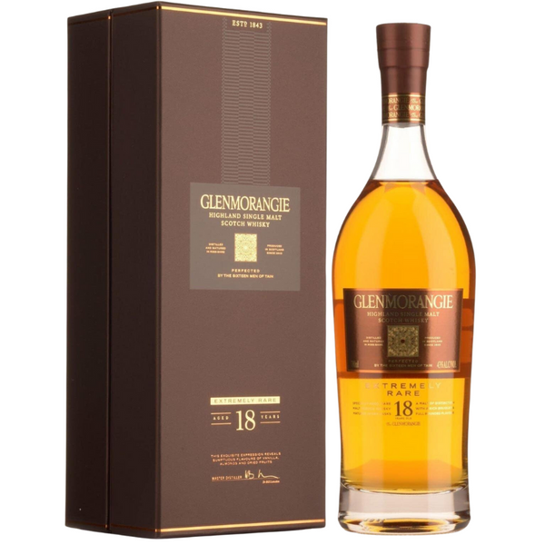 Whisky Glenmorangie Single Malt Scotch Whisky Extremely Rare 18 años 750cc