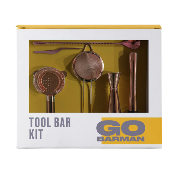 Tool Bar Kit Go Barman Cobre