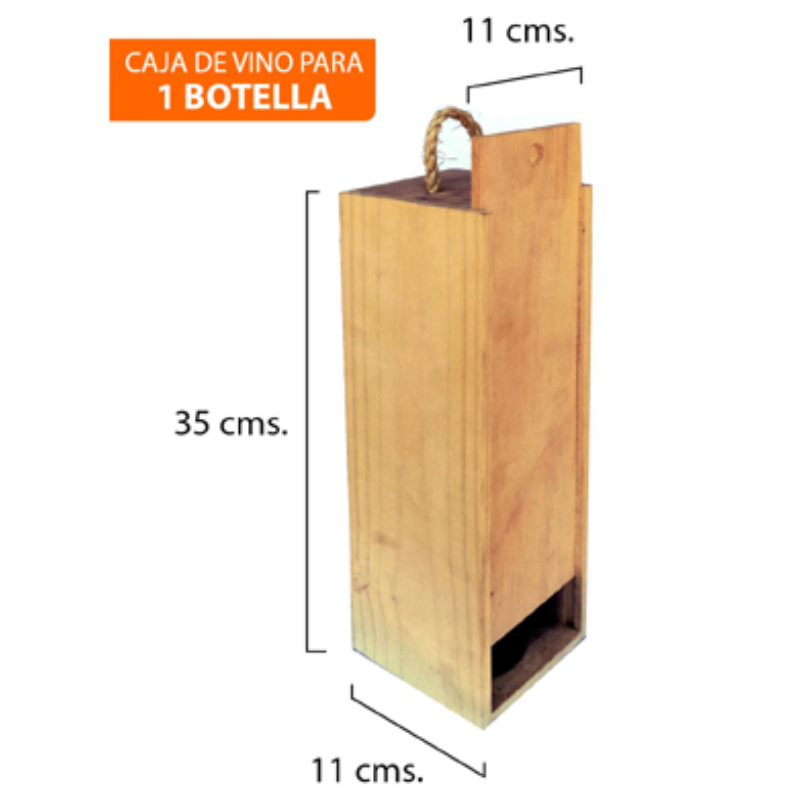 Caja Madera Vino Regalo