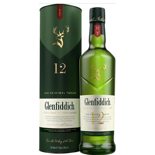 Whisky Glenfiddich Single Malt 12 años 750cc