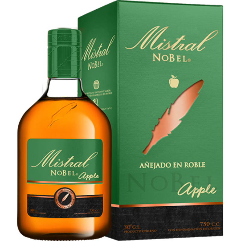 Pisco Mistral Nobel Apple 30° 750cc