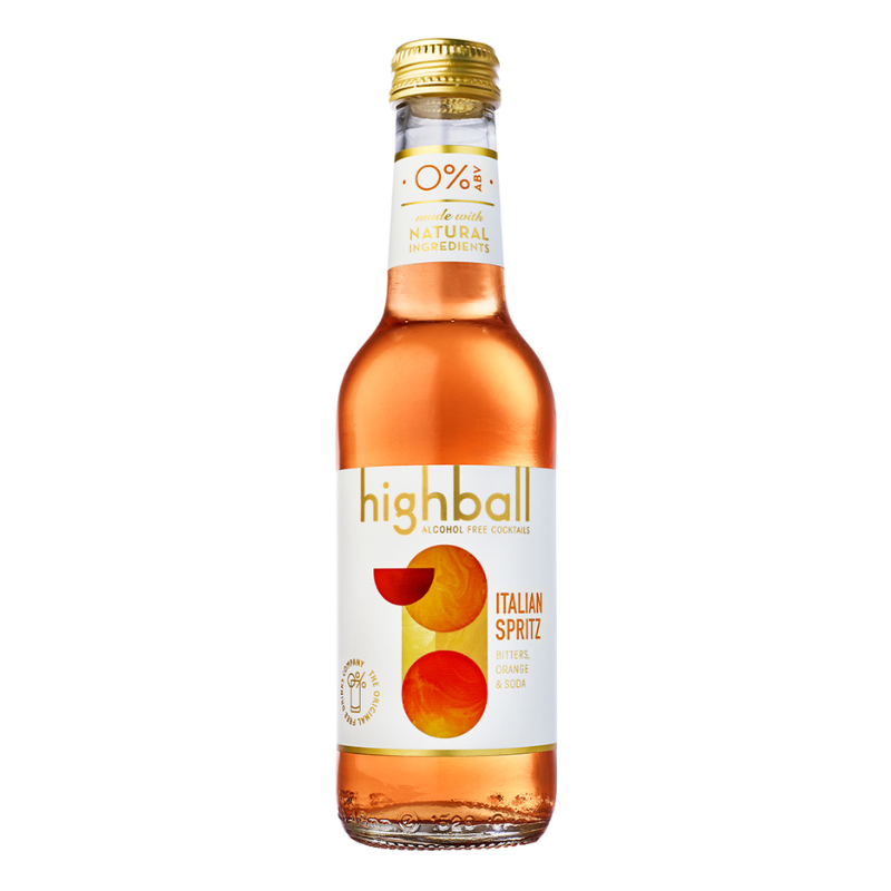 Highball Aperol Italian Spritz 0.0° Sin Alcohol 250ml