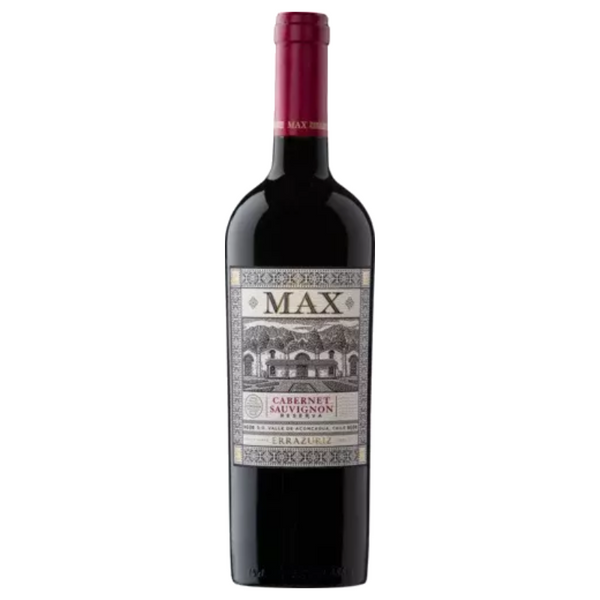 Vino Errazuriz MAX Cabernet Sauvignon 750cc - Exportacion USA