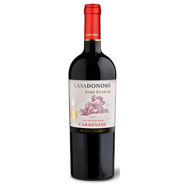 Vino Casa Donoso Bicentenario Gran Reserva Carmenere 750cc