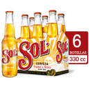 Cerveza Sol 330cc x6