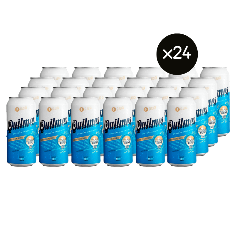 24x Cerveza Quilmes Lata 473cc