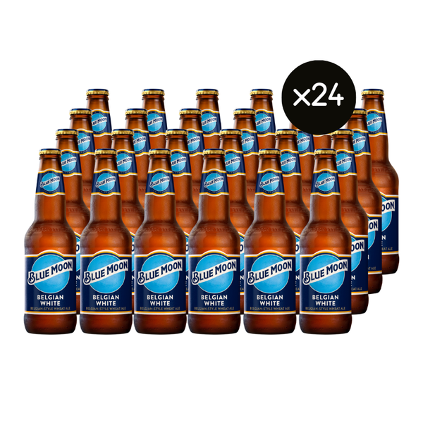 24x Cerveza Blue Moon Belgian White 5.4° Botella 355cc