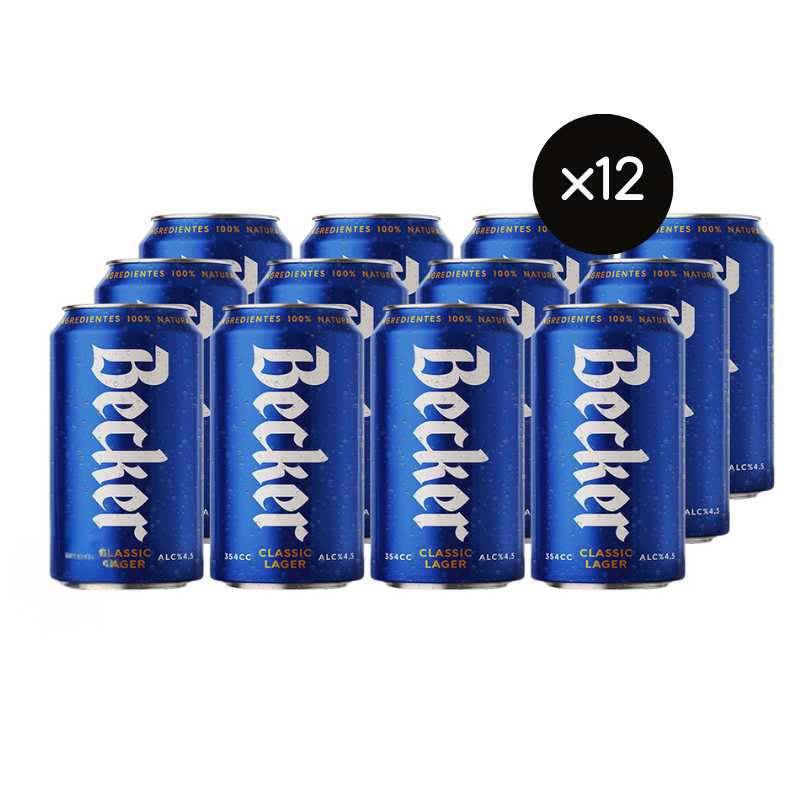 Cerveza Becker 354cc x12 PACK