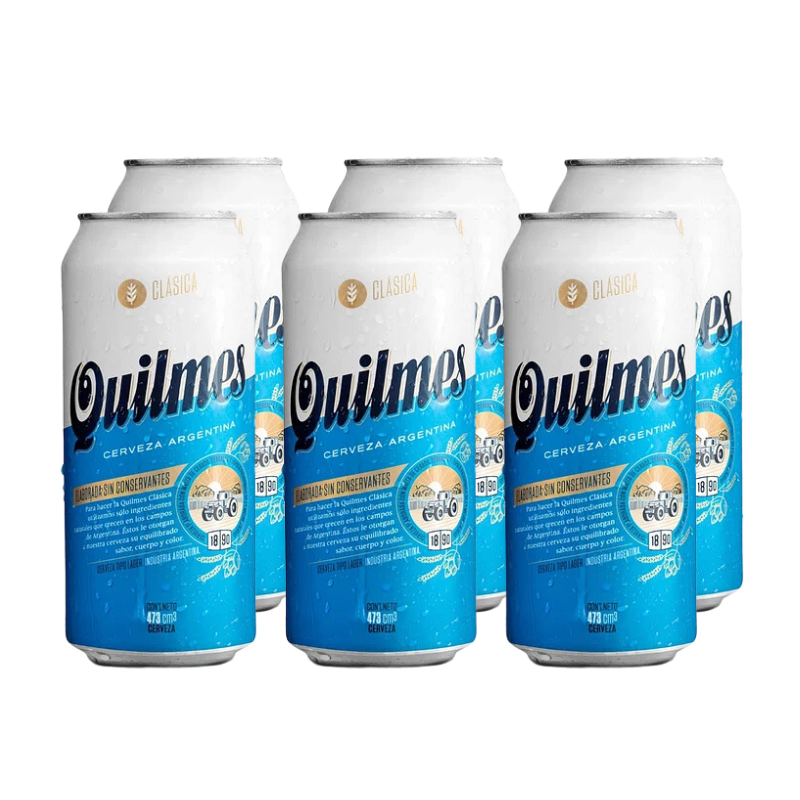 Cerveza Quilmes 473cc x6