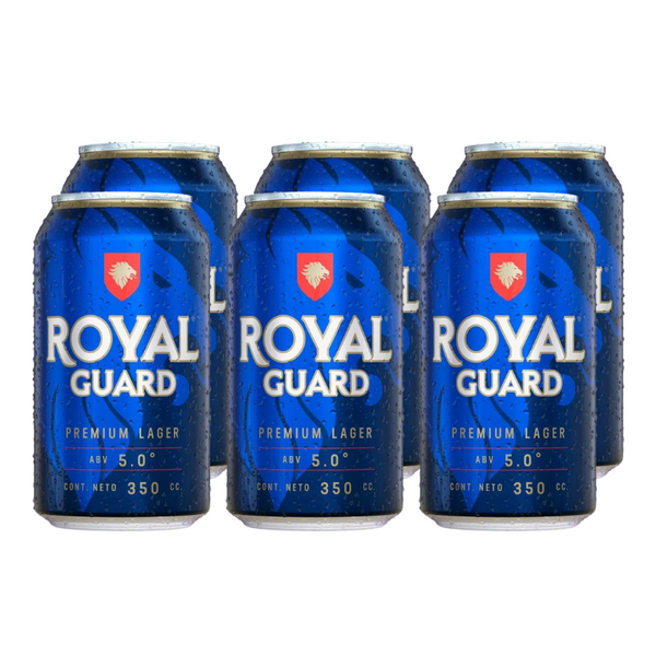 Cerveza Royal Guard 350cc x6