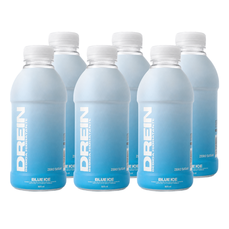 Bebida Hidratante DREIN Blue ICE 500ml x6