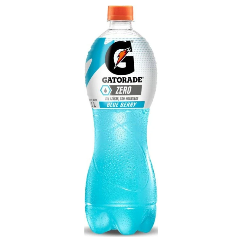 Bebida Isotónica Gatorade Sin Azúcar Sabor Blue Berry 1L