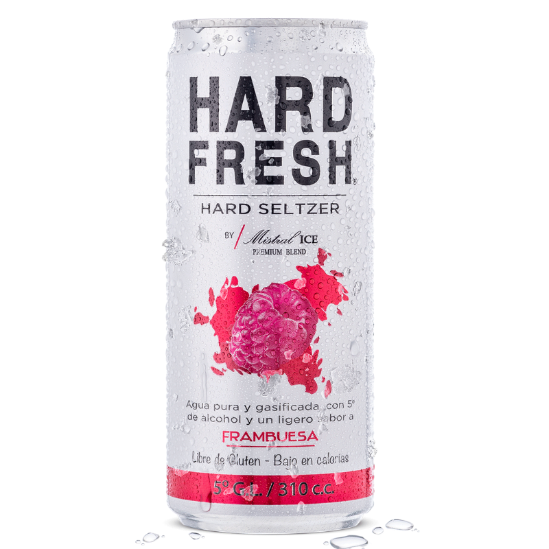 Hard Seltzer Hard Fresh Frambuesa 5° 310cc