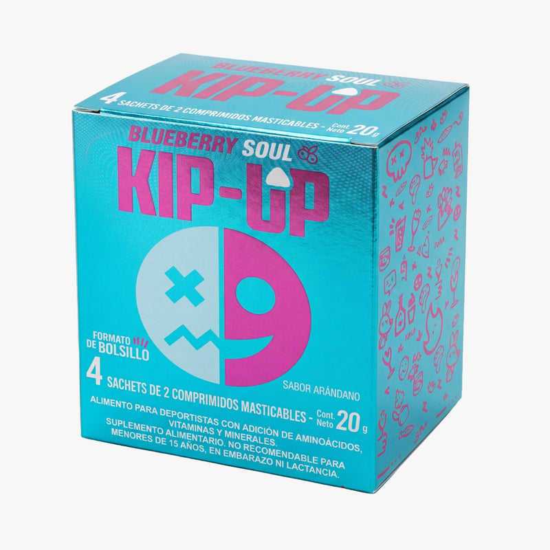 Pack Kip-Up Arándanos Caja x4 Sachets